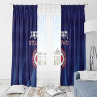 Japan Football Window Curtain Go Champions Nadeshiko Japanese - Wonder Print Shop