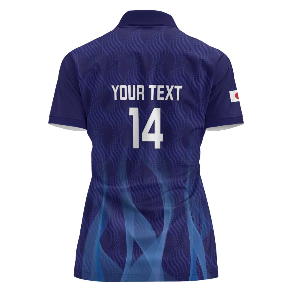Custom Japan Football Women Polo Shirt Go Champions Nadeshiko Japanese - Wonder Print Shop