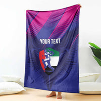 Custom UAE Cricket Blanket Go Champions United Arab Emirates Falcon
