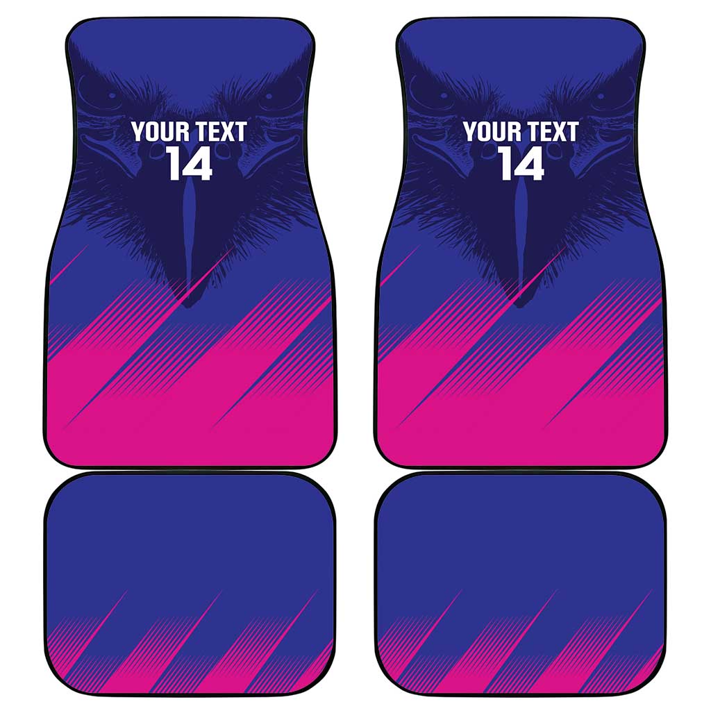 Custom UAE Cricket Car Mats Go Champions United Arab Emirates Falcon - Wonder Print Shop