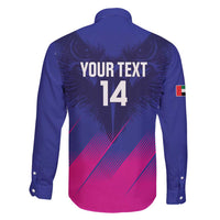 Custom UAE Cricket Family Matching Off Shoulder Short Dress and Hawaiian Shirt Go Champions United Arab Emirates Falcon - Wonder Print Shop