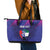 Custom UAE Cricket Leather Tote Bag Go Champions United Arab Emirates Falcon - Wonder Print Shop