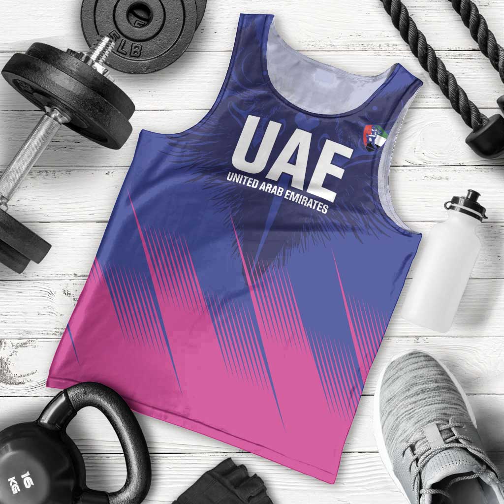 Custom UAE Cricket Men Tank Top Go Champions United Arab Emirates Falcon - Wonder Print Shop