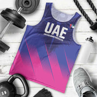 Custom UAE Cricket Men Tank Top Go Champions United Arab Emirates Falcon - Wonder Print Shop