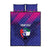 Custom UAE Cricket Quilt Bed Set Go Champions United Arab Emirates Falcon - Wonder Print Shop