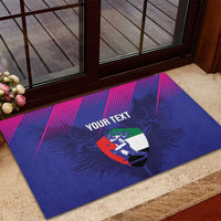 Custom UAE Cricket Rubber Doormat Go Champions United Arab Emirates Falcon - Wonder Print Shop