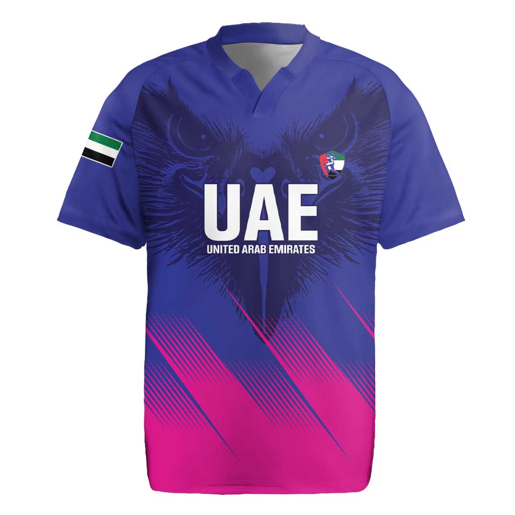 Custom UAE Cricket Rugby Jersey Go Champions United Arab Emirates Falcon - Wonder Print Shop