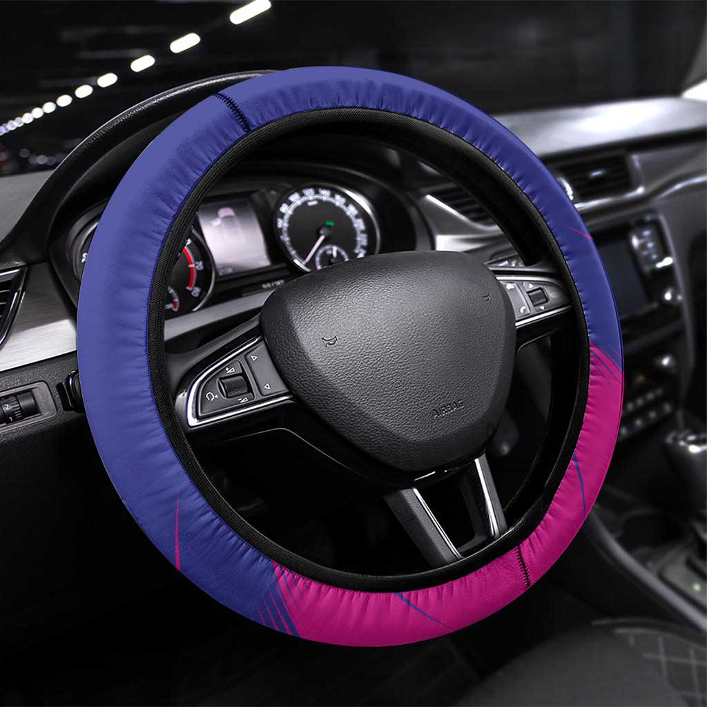 UAE Cricket Steering Wheel Cover Go Champions United Arab Emirates Falcon - Wonder Print Shop