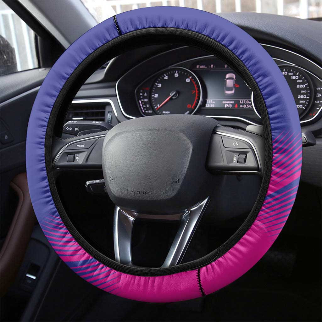 UAE Cricket Steering Wheel Cover Go Champions United Arab Emirates Falcon - Wonder Print Shop