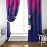 Custom UAE Cricket Window Curtain Go Champions United Arab Emirates Falcon - Wonder Print Shop