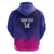Custom UAE Cricket Zip Hoodie Go Champions United Arab Emirates Falcon - Wonder Print Shop