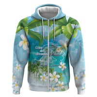 Afro Haiti Cotes des Arcadins Hoodie Ayiti Map With Royal Palm Plumeria - Wonder Print Shop