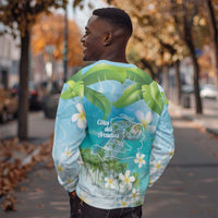Afro Haiti Cotes des Arcadins Sweatshirt Ayiti Map With Royal Palm Plumeria - Wonder Print Shop