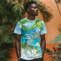Afro Haiti Cotes des Arcadins T shirt Ayiti Map With Royal Palm Plumeria LT14