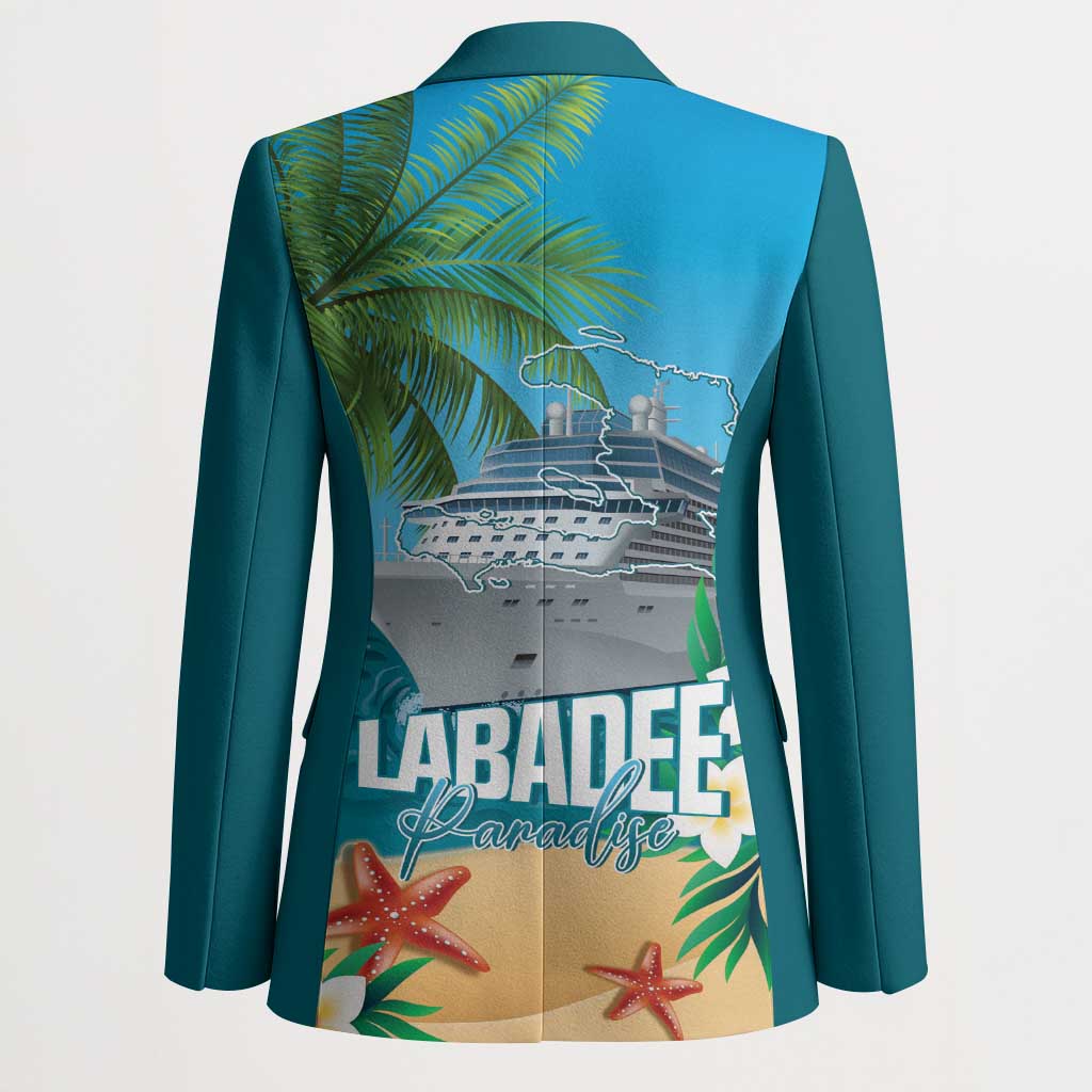 Afro Haiti Labadee Peninsula Blazer Caribbean Cruise Tropical Vibes - Wonder Print Shop