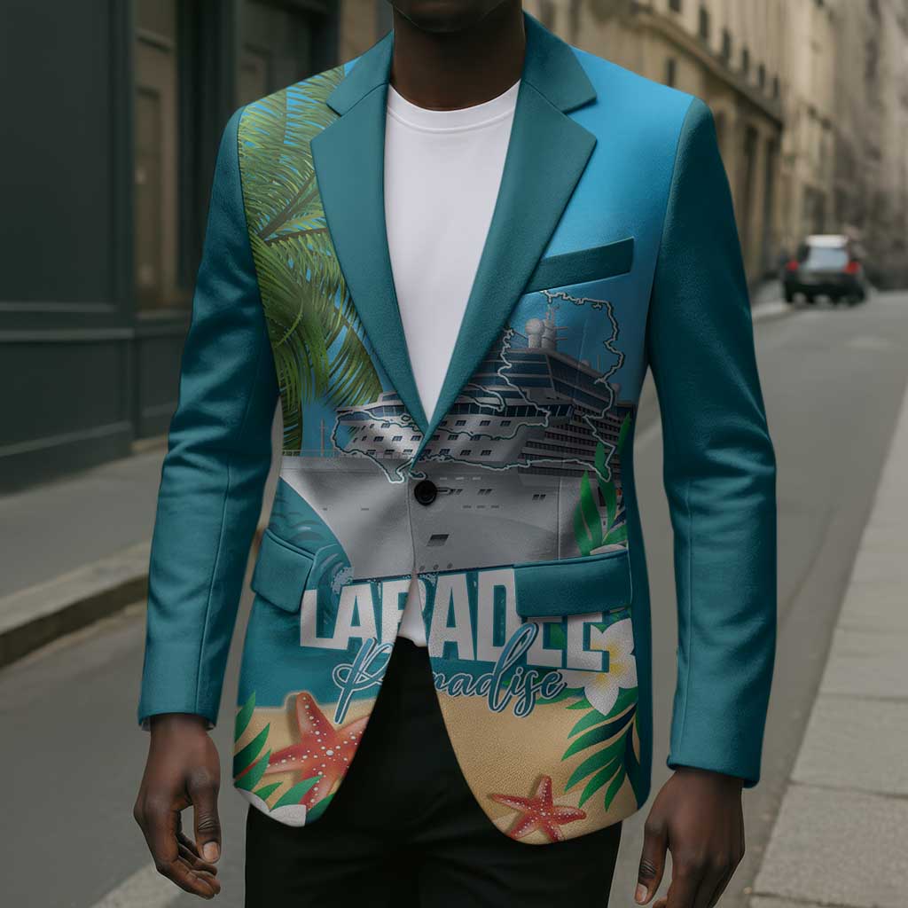 Afro Haiti Labadee Peninsula Blazer Caribbean Cruise Tropical Vibes - Wonder Print Shop