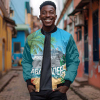 Afro Haiti Labadee Peninsula Bomber Jacket Caribbean Cruise Tropical Vibes - Wonder Print Shop