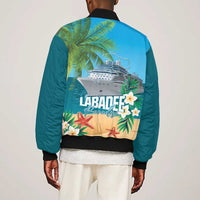 Afro Haiti Labadee Peninsula Bomber Jacket Caribbean Cruise Tropical Vibes - Wonder Print Shop