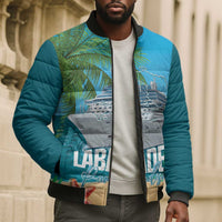 Afro Haiti Labadee Peninsula Bomber Puffer Jacket Caribbean Cruise Tropical Vibes - Wonder Print Shop