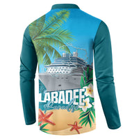 Afro Haiti Labadee Peninsula Button Sweatshirt Caribbean Cruise Tropical Vibes
