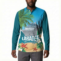 Afro Haiti Labadee Peninsula Button Sweatshirt Caribbean Cruise Tropical Vibes