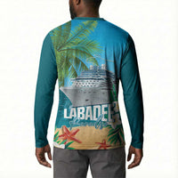 Afro Haiti Labadee Peninsula Button Sweatshirt Caribbean Cruise Tropical Vibes