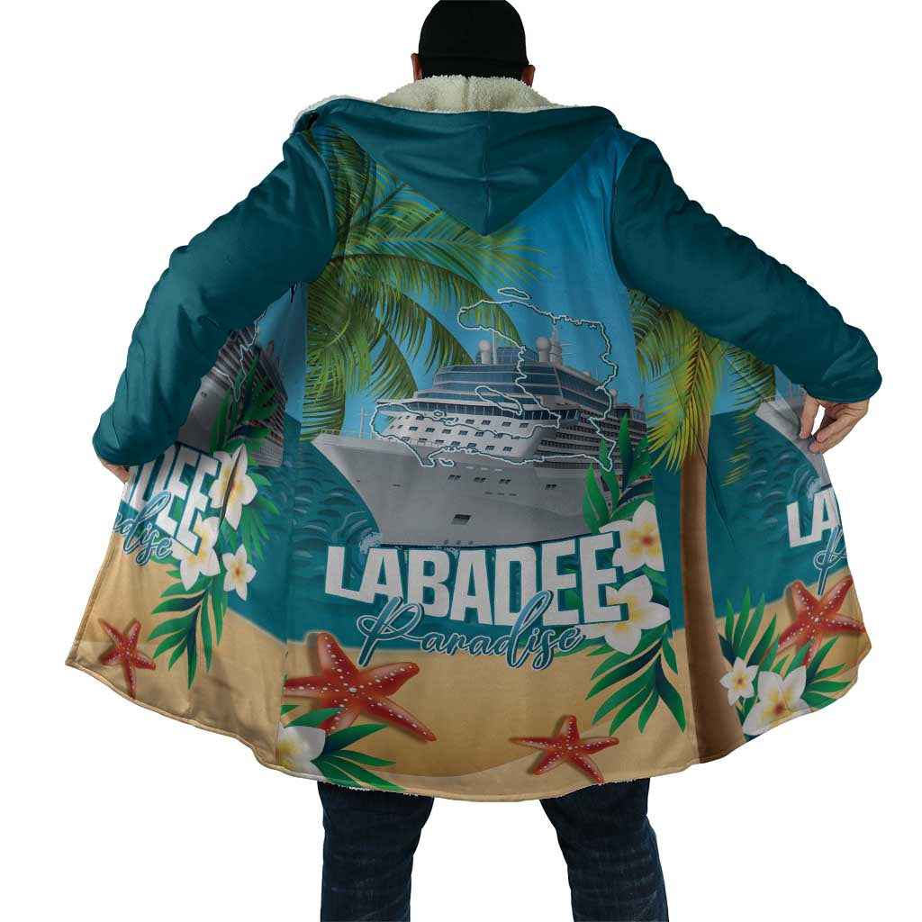 Afro Haiti Labadee Peninsula Cloak Caribbean Cruise Tropical Vibes - Wonder Print Shop