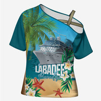 Afro Haiti Labadee Peninsula Cross Shoulder Shirt Caribbean Cruise Tropical Vibes - Wonder Print Shop