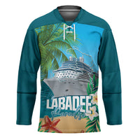 Afro Haiti Labadee Peninsula Hockey Jersey Caribbean Cruise Tropical Vibes - Wonder Print Shop