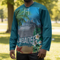 Afro Haiti Labadee Peninsula Hockey Jersey Caribbean Cruise Tropical Vibes - Wonder Print Shop
