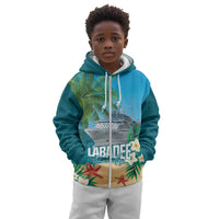 Afro Haiti Labadee Peninsula Kid Hoodie Caribbean Cruise Tropical Vibes - Wonder Print Shop
