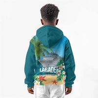 Afro Haiti Labadee Peninsula Kid Hoodie Caribbean Cruise Tropical Vibes - Wonder Print Shop