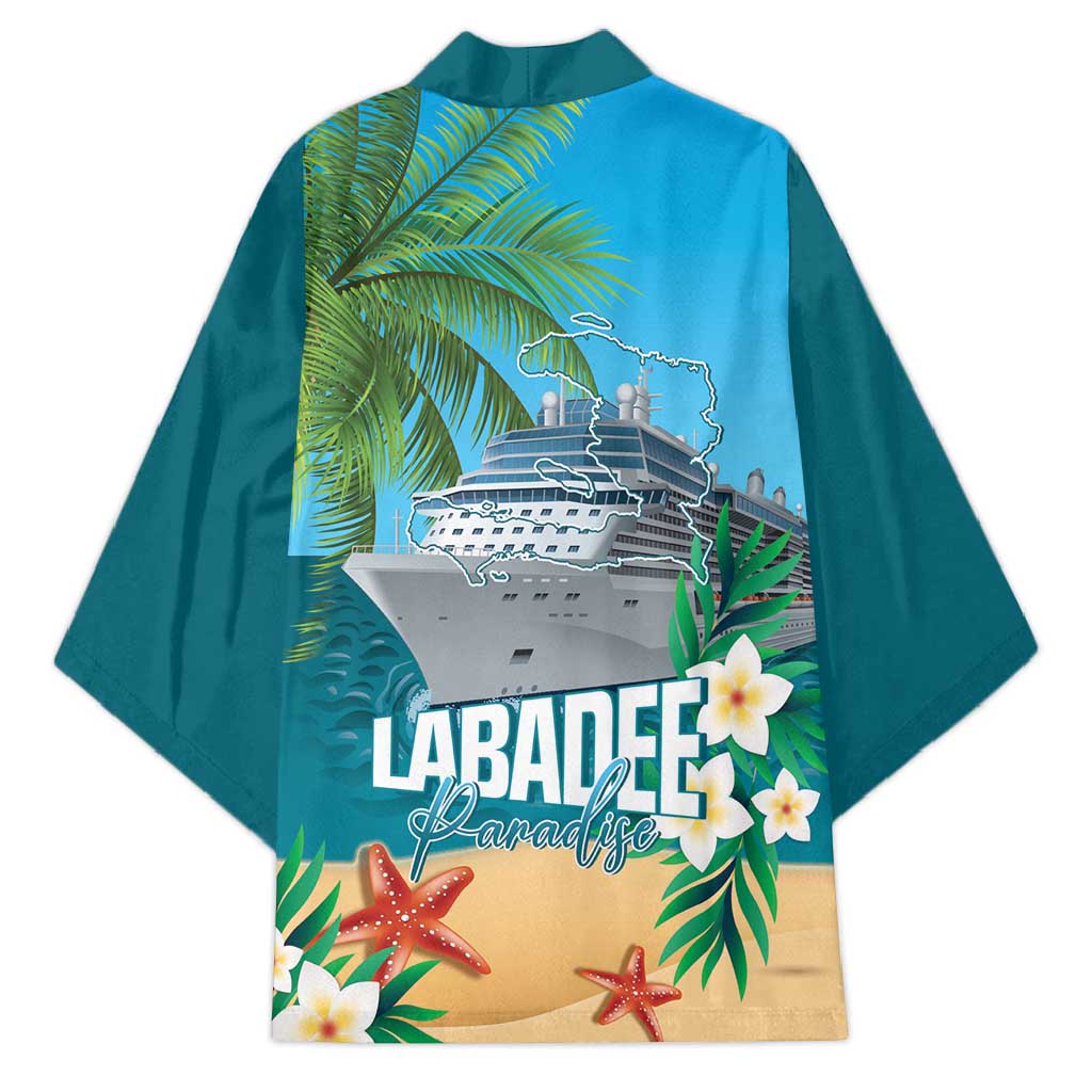 Afro Haiti Labadee Peninsula Kimono Caribbean Cruise Tropical Vibes - Wonder Print Shop