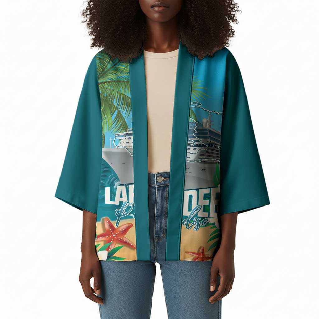 Afro Haiti Labadee Peninsula Kimono Caribbean Cruise Tropical Vibes - Wonder Print Shop