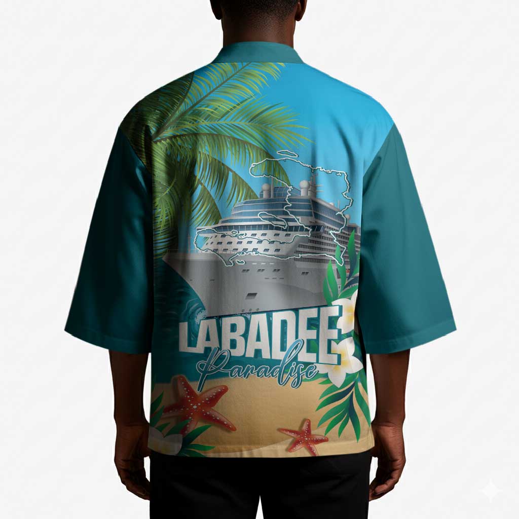Afro Haiti Labadee Peninsula Kimono Caribbean Cruise Tropical Vibes - Wonder Print Shop