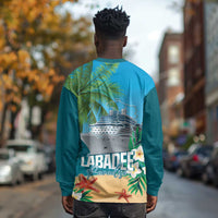 Afro Haiti Labadee Peninsula Long Sleeve Shirt Caribbean Cruise Tropical Vibes - Wonder Print Shop