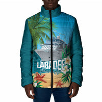 Afro Haiti Labadee Peninsula Padded Jacket Caribbean Cruise Tropical Vibes - Wonder Print Shop