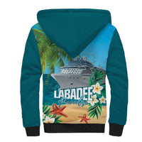 Afro Haiti Labadee Peninsula Sherpa Hoodie Caribbean Cruise Tropical Vibes - Wonder Print Shop