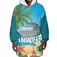 Afro Haiti Labadee Peninsula Wearable Blanket Hoodie Caribbean Cruise Tropical Vibes - Wonder Print Shop