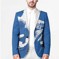 Personalised Scotland Lawn Bowls Blazer Scottish Thistle Grunge Flag Style - Wonder Print Shop