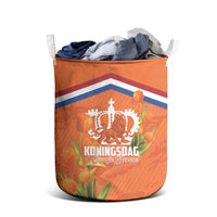 Koningsdag Netherlands King's Day Laundry Basket Oranje Boven Holland Tulips