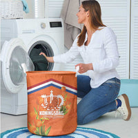 Koningsdag Netherlands King's Day Laundry Basket Oranje Boven Holland Tulips