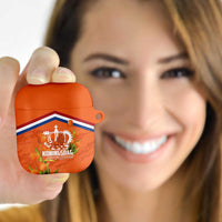 Koningsdag Netherlands King's Day AirPods Case Oranje Boven Holland Tulips