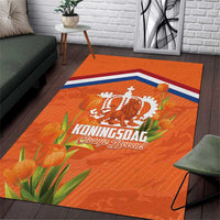 Koningsdag Netherlands King's Day Area Rug Oranje Boven Holland Tulips