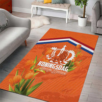 Koningsdag Netherlands King's Day Area Rug Oranje Boven Holland Tulips