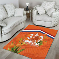 Koningsdag Netherlands King's Day Area Rug Oranje Boven Holland Tulips