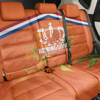 Koningsdag Netherlands King's Day Back Car Seat Cover Oranje Boven Holland Tulips
