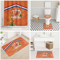 Koningsdag Netherlands King's Day Bathroom Set Oranje Boven Holland Tulips