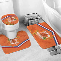 Koningsdag Netherlands King's Day Bathroom Set Oranje Boven Holland Tulips