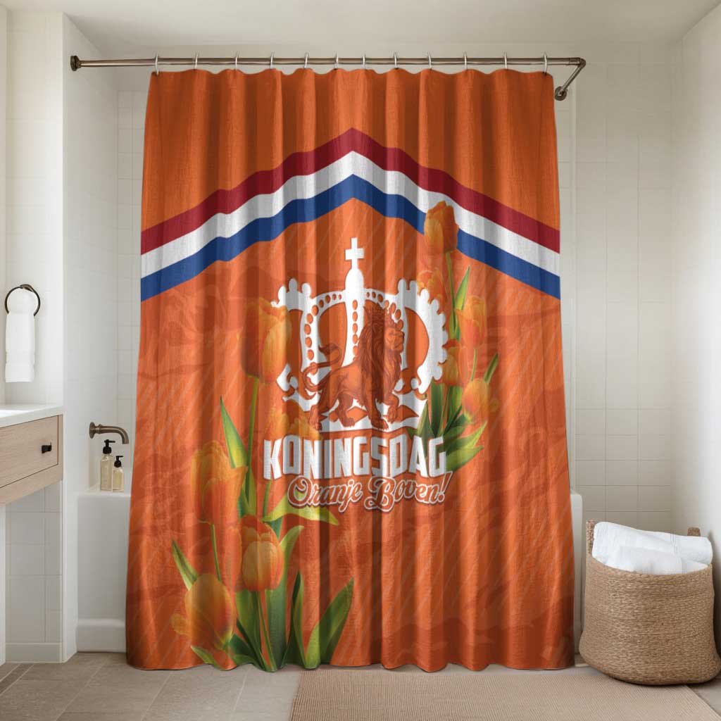Koningsdag Netherlands King's Day Bathroom Set Oranje Boven Holland Tulips